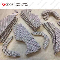 GBOS Lame oscillante cuir PU tissu PVC mousse étiquette semelles chaussures poinçonnage supérieur Cutter couteau vibrant machine de découpe