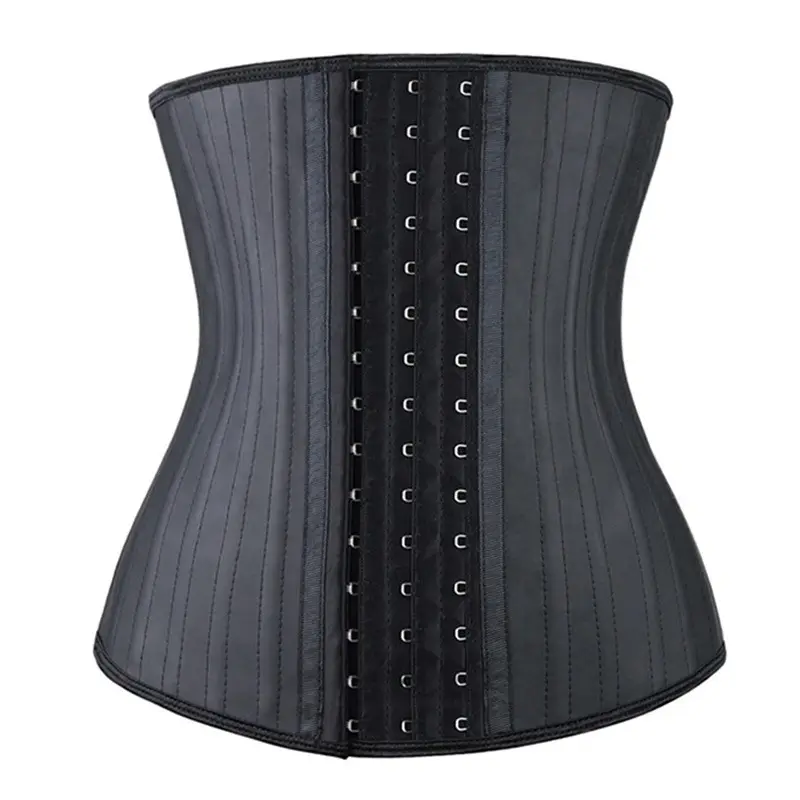 Frauen Latex Taille Trainer Korsett Body Shaper Faja Modell iergurt 30cm Breite 29 25 Stahl ohne Knochen Taille Cincher Belly Slim Belt
