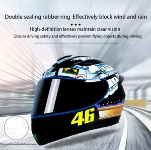 Full Coverage Motorcycle Helmet Personalized Motorcycle Helmet Personal Protection Full Helmet