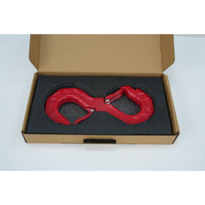 Gancho <span class=keywords><strong>de</strong></span> Remolque Doble <span class=keywords><strong>de</strong></span> Acero Forjado con Recubrimiento en Polvo Rojo, Gancho en S para Remolcar Automóviles, Capacidad <span class=keywords><strong>de</strong></span> 50 lb, Soporte Estructural, Logotipo Personalizado para Remolque - Product Image 6