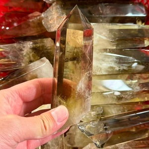 고품질 러프 시트린 타워 크리스탈 공예 원석 쿼츠 완드 장식 선물용 - Product Image 3