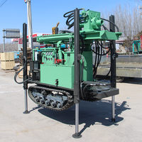 Foreuse pneumatique sur chenilles MKDQZ-160 pour forage de puits dans roches dures, idéale pour la construction d'installations d'eau rurales - Vente chaude