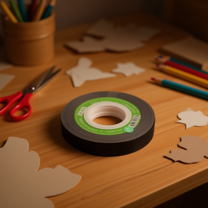 Nastro Gasa ILAN 1,5 cm x 35 m Nero per Artigianato - Product Image 2