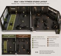 Solution tout-en-un MRD pour salles de sport commerciales : équipement complet de musculation et de cardio pour les projets de gymnases