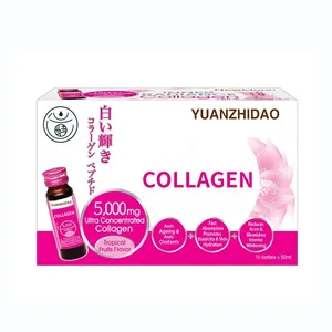 Minuman Collagen Peptida Peringkat Atas 2023 Minuman Ringan Jepang Suplemen Gabungan Tipe 2 Collagen Pemutih Minuman Buah