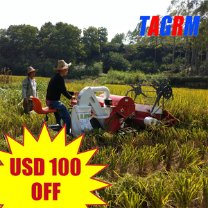 Small Farm Paddy Grain Wheat Rice Harvesting Machine In Nigeria Nepal Philippines Japan Thailand Mini Rice Combine Harvester