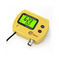 Testeur de pH pour aquarium, moniteur de température et d'humidité à long terme, stylo de test, détecteur pour aquarium, testeur de qualité de l'eau de l'aquarium, testeur d'acidité