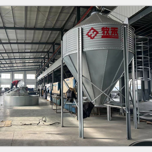 공장 제공 아연 도금 강철 가금류 사료 저장 빈 사일로 동물 사료 가금류 농장 집 - Product Image 4