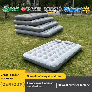 <span class=keywords><strong>Colchón</strong></span> Inflable Flocado para Exteriores, <span class=keywords><strong>Colchón</strong></span> de Aire para <span class=keywords><strong>Camping</strong></span>, Oficina, Ocio, Uso en Caso de Terremotos, Cama de Aire de PVC Reforzado - Product Image 1