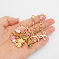 Porte-clés mousqueton en acier inoxydable UV avec pendentif goutte d'huile pour sacs, chaussures, chapeaux - Décoration DIY style coréen Instagram