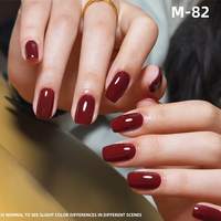 XEIJAYI Gel UV sans odeur en gros, étiquette privée, fournitures professionnelles pour les ongles, gel coloré pour les ongles, gel rouge pour les ongles du Nouvel An