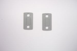 Chất lượng cao phong cách cổ điển màu đen nhựa Vali xử lý 20cm xách tay hành lý trường hợp Grip góc PP thay thế phần cứng - Product Image 5