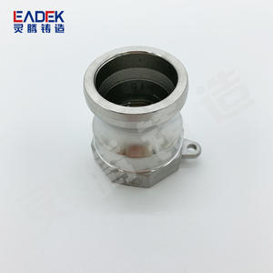 ข้อต่อเร็วท่อประปาขนาด 4 นิ้ว พร้อมแผ่นสแตนเลส 304 และ 316 แบบมีหูจับ เกลียวตัวผู้ตัวเมีย สำหรับงานอุตสาหกรรม - Product Image 5