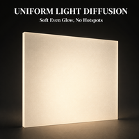 Film diffuseur en polycarbonate résistant à la chaleur 0,05-1,0 mm, plaque de diffusion de lumière pour éclairage LED et panneaux de commande