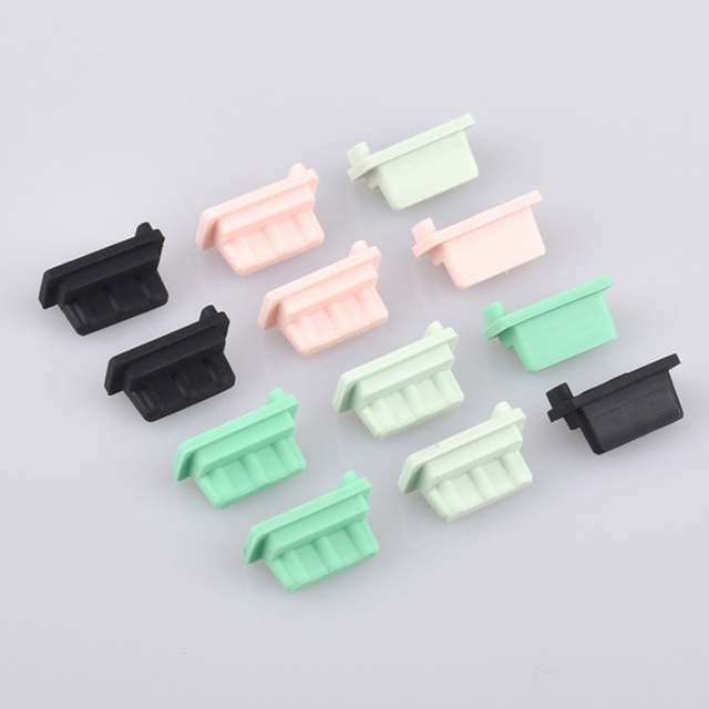 Wholesale Laptop Accessories Decorative Silicone Anti-dust Plug Laptop Dust Plug for Apple Macbook Ports
