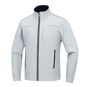 Men's Waterproof Windproof Fleece Lined Jacket Loose Fit Thickening Stand Collar Work Coat Daily Use Breathable Outerwear - Product Image 2