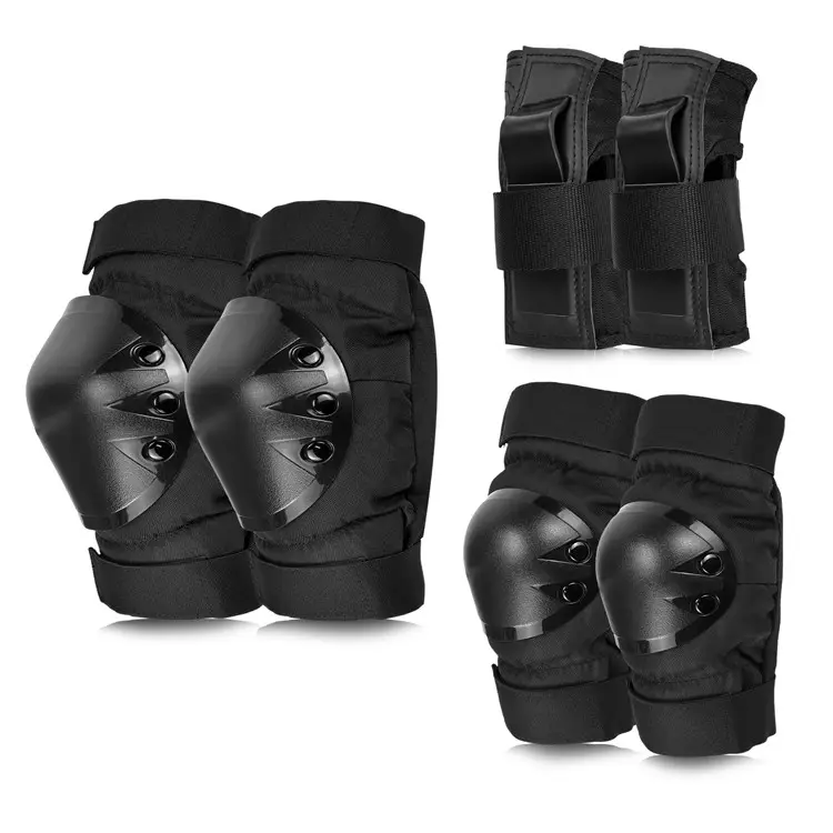 Wholesale Roller Skate Inline Skateboard Electric Scooter Protective Gear Sets Knee Pads Elbow Protection