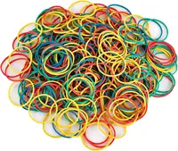 Assorted Small Rubber Elastic Bands, Various Purpose
