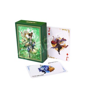 Cartes à jouer personnalisées sous licence 57x87mm, coins arrondis, papier couché, pour poker, échecs et jeux de cartes - Product Image 1