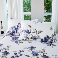 Parure de Draps Confort Égyptien Ultra Doux Série 2200 Magnifiques Draps de Lit pour la Maison