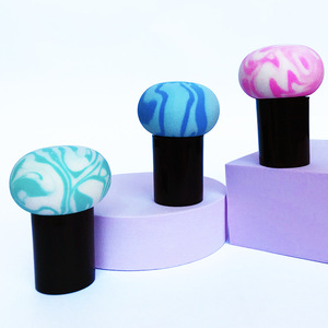 Spugnetta per Trucco a Forma di Fungo Piccola e Fissa, Pennello per Fondotinta BB Cream Asciutto e Umido - Product Image 4