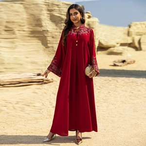 Ropa tradicional primavera y verano <span class=keywords><strong>Aric</strong></span> para mujer bata bordada vestido de mujer - Product Image 2