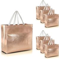 Sac à main en tissu non tissé de Offres Spéciales tendance Sac fourre-tout pliable réutilisable Sac à provisions à poignée avec logo imprimé personnalisé