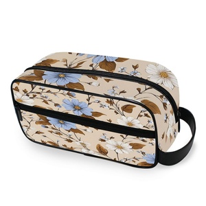 Bolsas de Cosméticos Multifuncionales con Estampados Florales, Bolsa de Viaje Portátil, Nuevas Bolsas de Aseo para Adultos, Venta al Por Mayor - Product Image 1