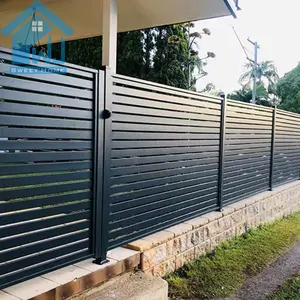 电动栅栏柱门可调花园游泳池隐私栅栏板易于安装便宜的栅栏