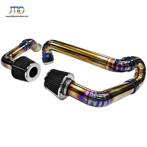 Kit <span class=keywords><strong>de</strong></span> filtro <span class=keywords><strong>de</strong></span> admisión <span class=keywords><strong>de</strong></span> <span class=keywords><strong>aire</strong></span> frío dorado <span class=keywords><strong>de</strong></span> <span class=keywords><strong>titanio</strong></span> Montaje frontal para motor BMW M3 M4 G80 G82 S58 - Product Image 5