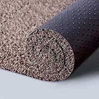 Offre Spéciale Spaghetti nouilles PVC bobine tapis tapis de sol Double couleurs avec pointe ferme ongles support tapis de sol en rouleau