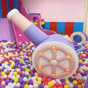 Equipo de patio interior para niños Naughty Castle Ball Blowing Ocean Ball Jet Machine Soft Play Equipment Ocean Ball - Product Image 2