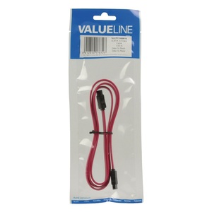 Cable Interno SATA 3.0 de 6Gb, 7 Pines Hembra, 1m, Rojo - Product Image 2