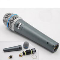 OEM BT57 BT58 S57 58 Microphones karaoké XLR à main filaire pour chanteur