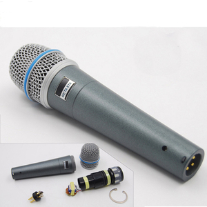 OEM BT57 BT58 S57 58 Microphones karaoké XLR à main filaire pour chanteur - Product Image 4