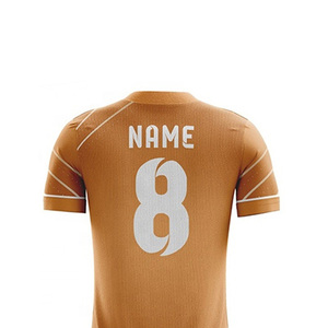 ชุดยูนิฟอร์มฟุตบอลแขนสั้นคอวี ผลิตอย่างมืออาชีพ ระบายอากาศได้ดี คุณภาพสูง ผลิตจากโพลีเอสเตอร์ 100% - Product Image 6