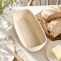 Banneton sans éclats avec doublure pour boulangerie commerciale, fabrication directe usine, marque privée
