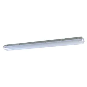 Luz x58w de led à prova tripla, tubo duplo, lâmpada fluorescente impermeável linear, luminária à prova de tripla