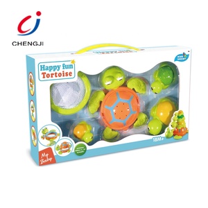 Jouets de bain pour bébé Chengji, vente en gros, arroseur <span class=keywords><strong>d</strong></span>'<span class=keywords><strong>eau</strong></span>, <span class=keywords><strong>tortue</strong></span> empilable - Product Image 5