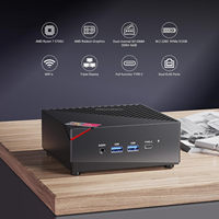 Mini PC para Juegos AMD Ryzen 7 5800U, Windows 11, R7 5700U, SSD NVMe, LAN 2.5G, Mini Computadora de Escritorio Portátil, 3x4K HTPC, WiFi6