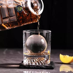 Fabriek Groothandel Custom Logo Zware Basis Crystal Rock Whisky Glazen Klassieke Ouderwetse Schroefdraad Bodem Whisky Glazen Bekers - Product Image 4