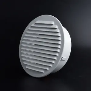 Coperchio della griglia di sfiato rotondo in alluminio bianco fabbrica cinese