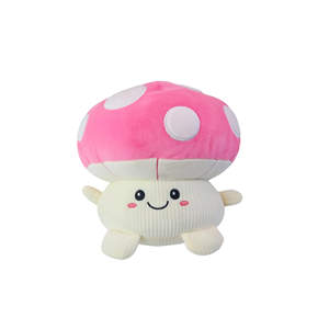 Modelo de planta de peluche de hongo rosa de 9 pulgadas, NYFY-1251, moderno, lindo y colorido, regalo de cumpleaños, envío gratuito - Product Image 1
