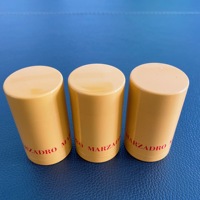 Bouchon d'insertion en plastique en aluminium boule de verre à l'intérieur pour bouteilles en verre de whisky