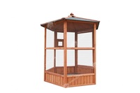 Sapin chinois assemblage en bois durable maison d'oiseau grande maison Cages à oiseaux en bois cage à perroquet