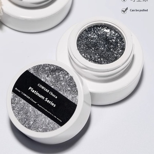 Esmalte de Uñas en Gel UV Platinum Chusha, Alta Densidad, No Tóxico, 5ml, Brillo Fino, Línea de Lentejuelas Plateadas, Pegamento para Arte de Uñas con Borde de Gancho, MSDS - Product Image 4