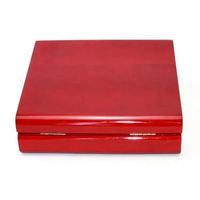 Boîte à bijoux rectangulaire multifonctionnelle en bois pour enfants avec doublure en velours, couleurs et logo personnalisables