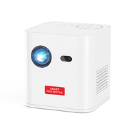Projecteur sans fil miniature à faisceau laser 2/32G 280 Ansi DLP LED HD 3D 4K pour cinéma maison extérieur et présentations