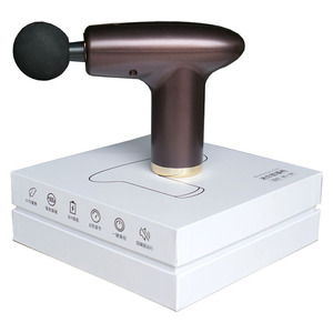 Mini <b>Massage</b> Gun Dark Brown 12 Speed Levels Brushless Motor USB Rechargeable 5 <b>Massage</b> Heads Portable Relaxation <b>Tool</b> - Product Image 3