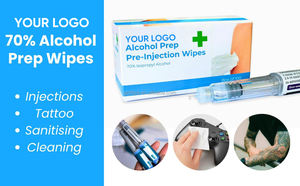 Lingettes sèches et humides en papier emballées individuellement personnalisées pour le nettoyage des écrans de téléphones mobiles 10cm*5cm Modèle universel Durée de conservation de 2 ans - Product Image 2